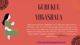 Gurukul Yogashala - Best Yoga School in Rishikesh