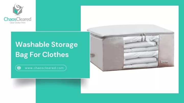 washable storage bag for clothes