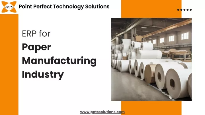 erp for paper manufacturing industry