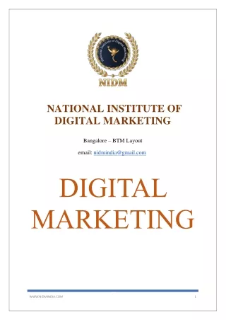 DIGITAL MARKETING