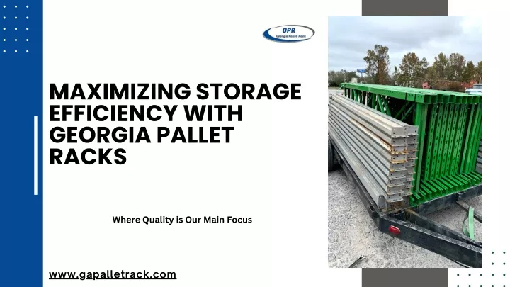 maximizing storage efficiency with georgia pallet