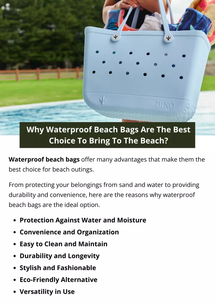 why waterproof beach bags are the best choice