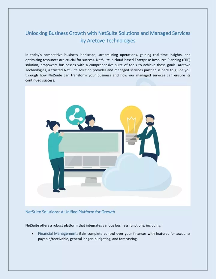 unlocking business growth with netsuite solutions