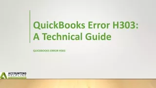 quickbooks error h303 a technical guide