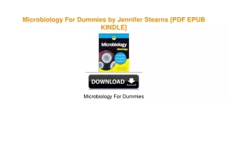 Microbiology For Dummies by Jennifer Stearns [KINDLE EBOOK EPUB]