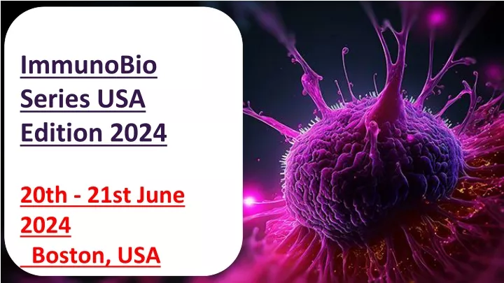 immunobio series usa edition 2024