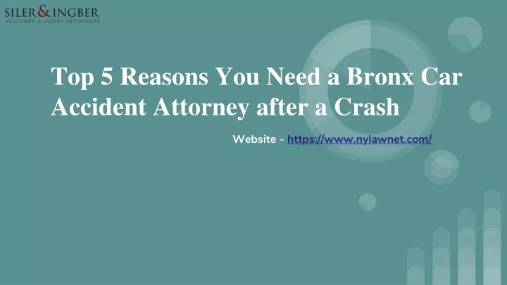 top 5 reasons you need a bronx car accident attorney after a crash