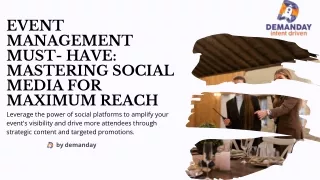 Event Management Must- Have Mastering Social Media for Maximum Reach