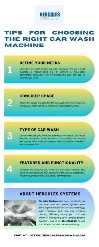 Tips for Choosing the Right Car Wash Machine