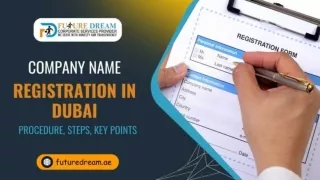 Company Name Registration in Dubai