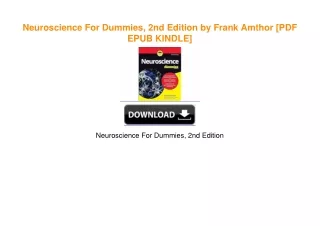 Neuroscience For Dummies, 2nd Edition by Frank Amthor [PDF EPUB KINDLE]