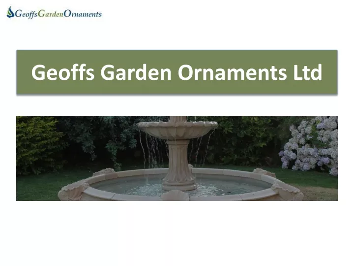 geoffs garden ornaments ltd