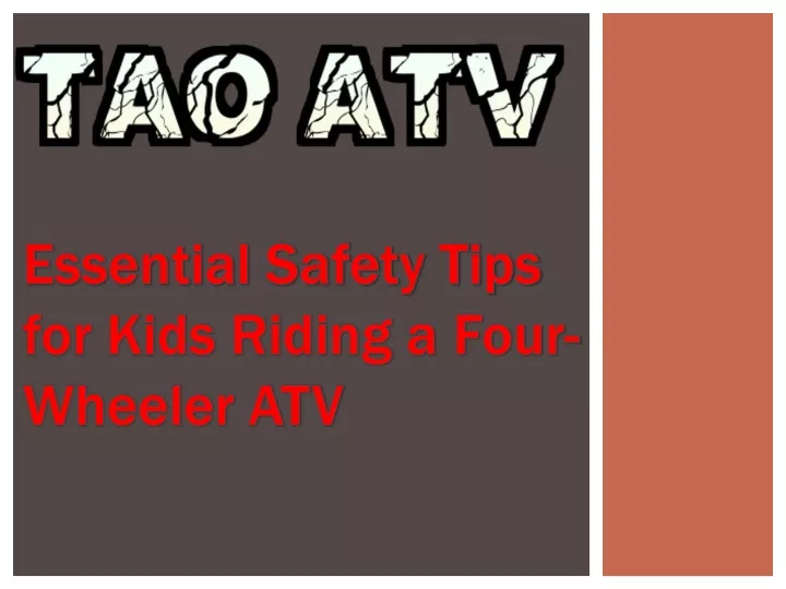 essential safety tips for kids riding a four