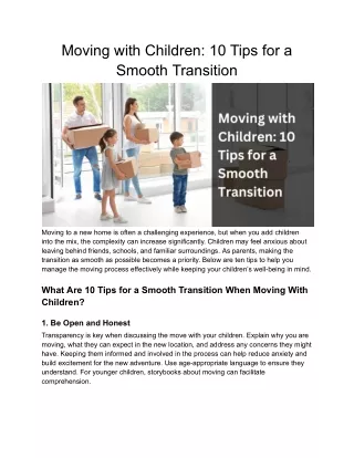 Moving with Children_ 10 Tips for a Smooth Transition