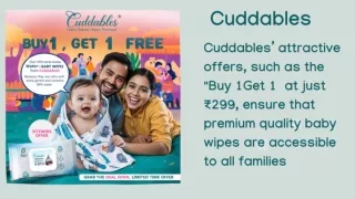 Buy Cuddables Best Baby Wipes For Newborns Give Your Baby Soft Touch