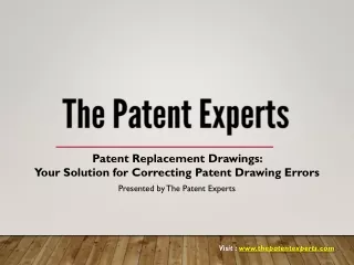 Patent Replacement Drawings: Your Solution for Correcting Patent Drawing Errors