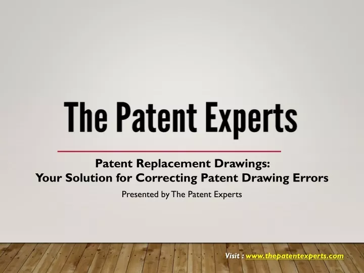 patent replacement drawings your solution