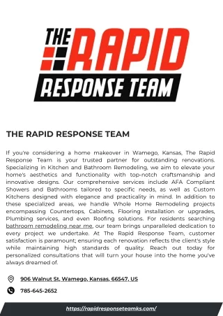 The Rapid Response Team