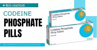 Trusted Quality: Codeine Phosphate Pills Available at Meds4Healthcare