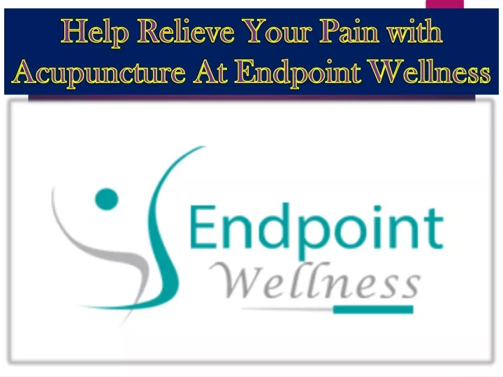 help relieve your pain with acupuncture