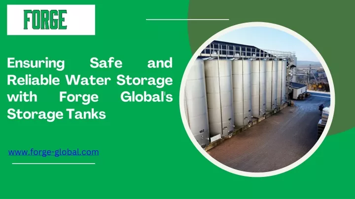 ensuring safe and reliable water storage with