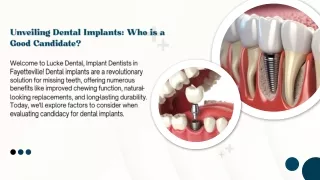 Unveiling Dental Implants: Who is a Good Candidate?