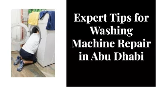Washing Machine Repair Abu Dhabi | Call: 045864033