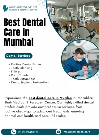Best Dental Care in Mumbai