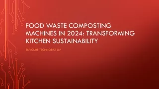 Food Waste Composting Machines in 2024