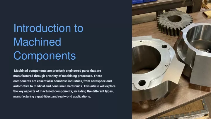 introduction to machined components