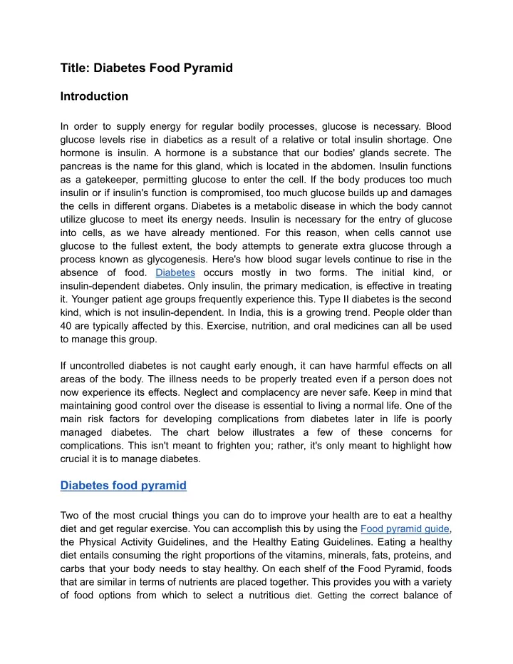 title diabetes food pyramid