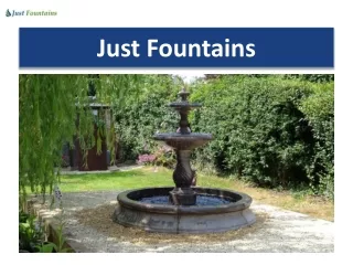 Enhance Your Outdoor Space With Ornamental Fountains