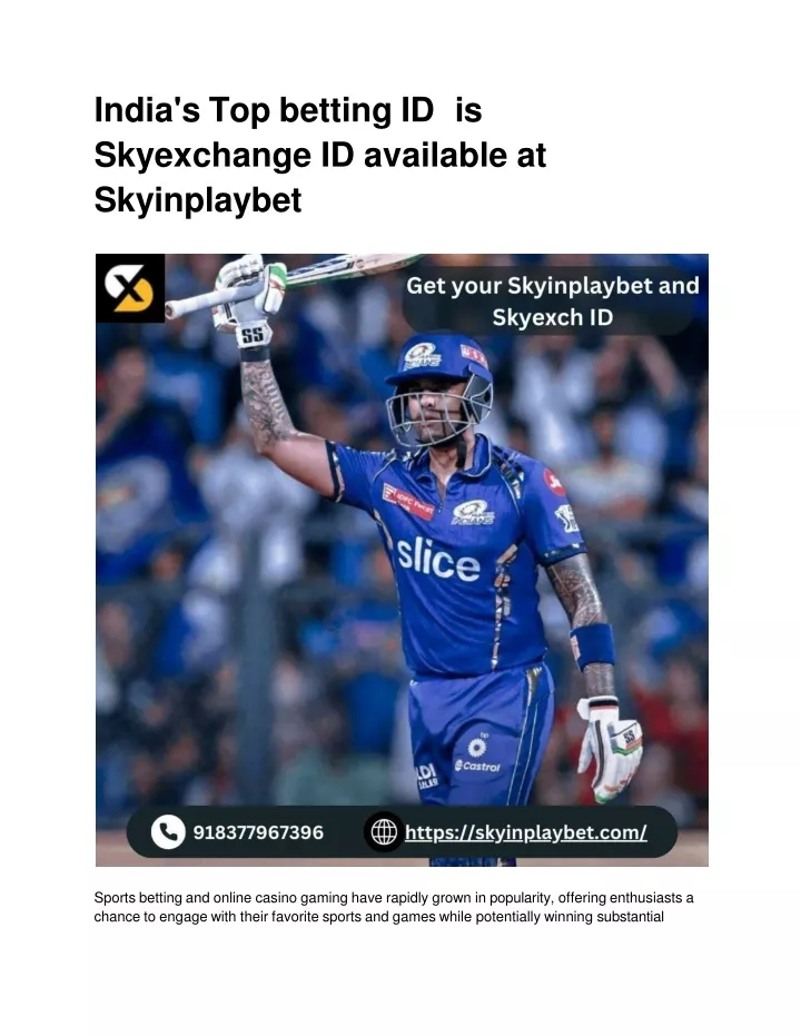 india s top betting id is skyexchange id available at skyinplaybet