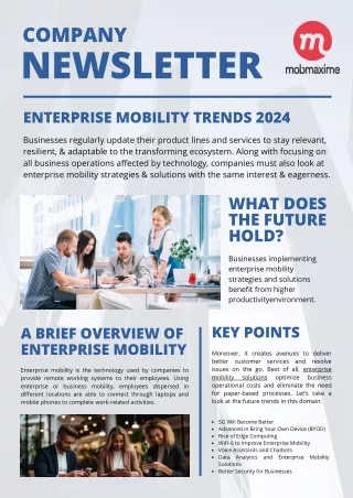 Enterprise Mobility Trends You Need to Know in 2024