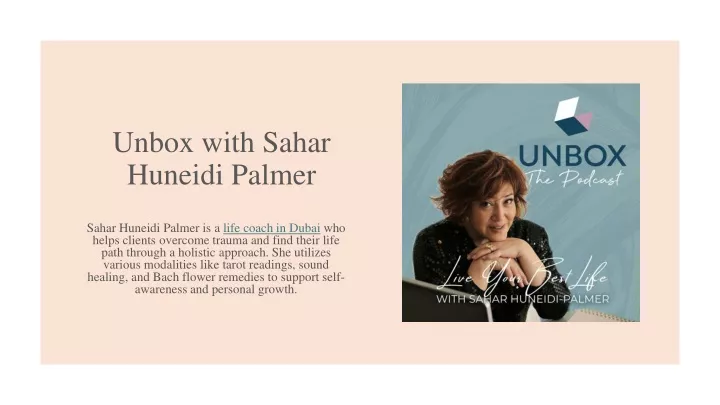 unbox with sahar huneidi palmer