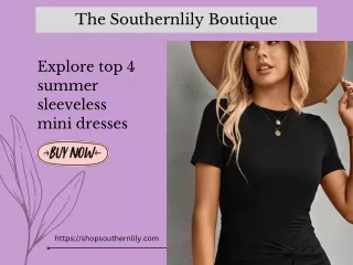 The Southernlily Boutique - Women Summer Fashion