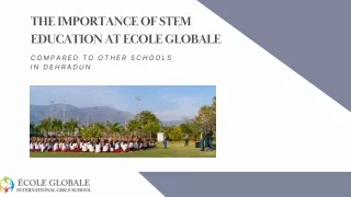 The Importance of STEM Education at Ecole Globale