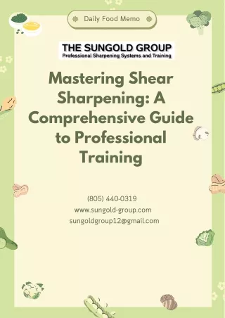 Mastering Shear Sharpening: A Comprehensive Guide to Professional Training