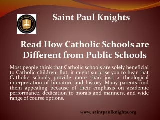 High school near me catholic - Saint Paul Jr-Sr High School