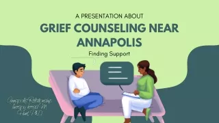 Finding Grief Counseling Near Annapolis