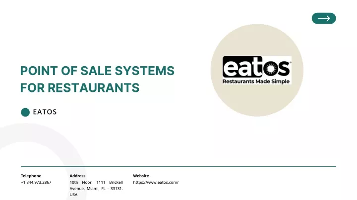 point of sale systems for restaurants