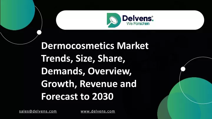 dermocosmetics market trends size share demands