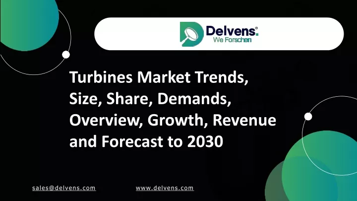 turbines market trends size share demands