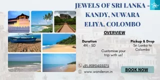 Jewels of Sri Lanka - Kandy, Nuwara Eliya, Colombo