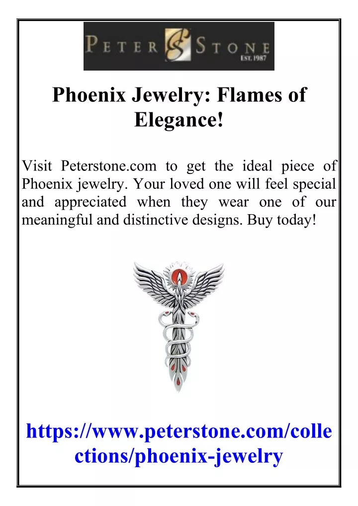 phoenix jewelry flames of elegance