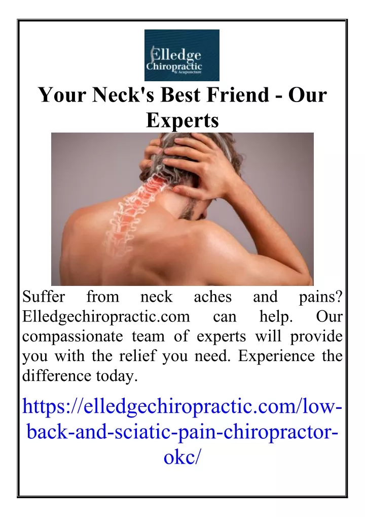 your neck s best friend our experts