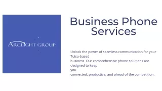 Business Phone Services