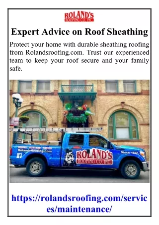 Expert Advice on Roof Sheathing