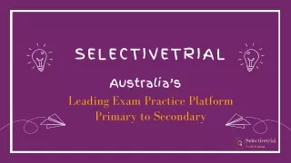 Selective | OC | HAST | NAPLAN Test Papers | Best Online Tutoring