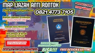 0821-4773-7105 Pesan Map Raport Sampul Ijazah di Banggai Kepulauan